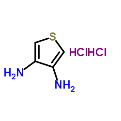 3,4-二氨基噻吩二盐酸盐 结构式
