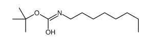 N-辛基氨基甲酸叔丁酯 结构式