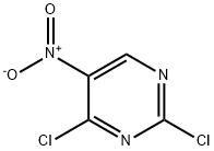2,4-二氯-5-硝基嘧啶 结构式