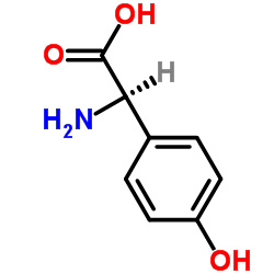 D(-)-对羟基苯甘氨酸 结构式