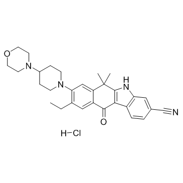 艾乐替尼盐酸盐 结构式
