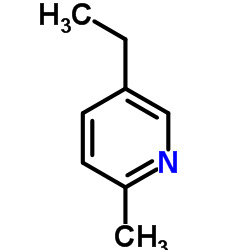 5-乙基-2-甲基-吡啶 结构式