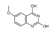 6-甲氧基喹唑啉-2,4(1H,3H)-二酮 结构式