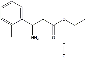 3-氨基-3-(2-甲苯基)丙酸乙酯 结构式