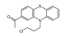 1-(10-(3-氯丙基)-10H-吩噻嗪-2-基)乙烷-1-酮 结构式