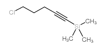 (5-氯-1-戊炔基)三甲基硅烷 结构式