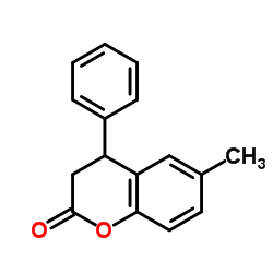 6-甲基-4-苯基-2-色满酮 结构式
