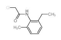 2-乙基-6-甲基-2-氯乙酰苯胺 结构式