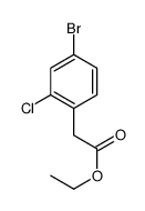 4-溴-2-氯苯乙酸乙酯 结构式