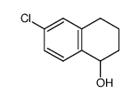 6-氯-1,2,3,4-四氢萘-1-醇 结构式