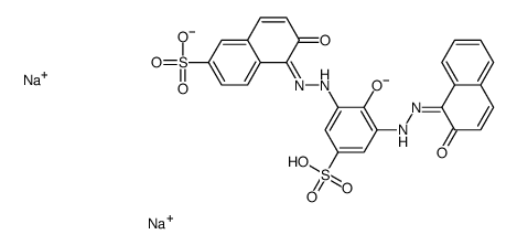 酸性茜素黑SN 结构式