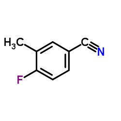 4-氟-3-甲基苯腈 结构式