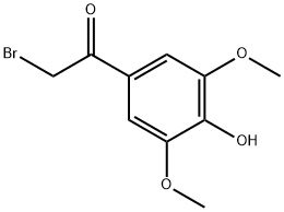 2-溴-1-(4-羟基-3,5-二甲氧基苯基)乙烷-1-酮 结构式