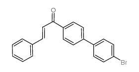 1-(4'-溴联苯-4-基)-3-苯基-2-丙烯-1-酮 结构式
