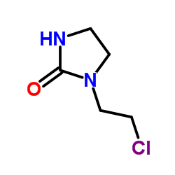 1-(2-氯乙基)-2-咪唑啉酮 结构式