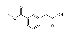 3-甲氧羰基苯乙酸 结构式