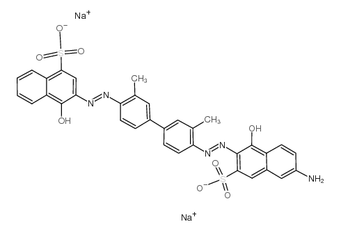 指示蓝4R 结构式