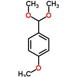 4-甲氧基苯甲醛二甲缩醛 结构式