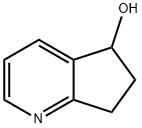 6,7-二氢-5H-环戊二烯并[B]吡啶-5-醇 结构式