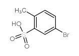 5-溴-2-甲基苯-1-磺酸 结构式