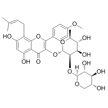 箭藿苷 B 结构式