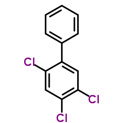 2,4,5-三氯联苯 结构式