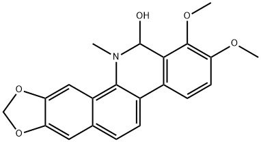 8-羟基二氢白屈菜红碱 结构式