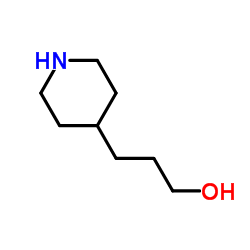 3-(4-哌啶基)-1-丙醇 结构式