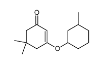 5,5-二甲基-3-((3-甲基环己基)氧基)环己-2-烯-1-酮 结构式