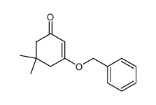 5,5-二甲基-3-(苄氧基)-2-环己烯-1-酮 结构式