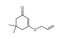 3-烯丙氧基-5,5-二甲基环己-2-烯酮 结构式