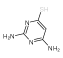 2,4-二氨基-6-巯基嘧啶 结构式