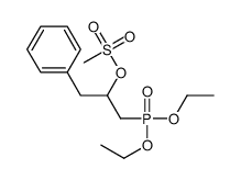 Phosphonic acid, [2-[(methylsulfonyl)oxy]-3-phenylpropyl]-, diethyl ester (9CI) 结构式