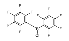 二(五氟苯基)氯硼烷 结构式