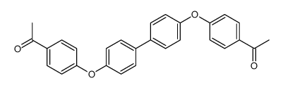 1-[4-[4-[4-(4-乙酰基苯氧基)苯基]苯氧基]苯基]乙酮 结构式
