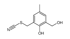 2-羟基-5-甲基-3-硫氰酸根合甲基苄醇 结构式