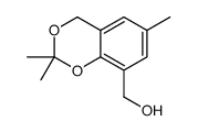 2,2,6-三甲基-4H-1,3-苯并二氧杂环己英-8-甲醇 结构式