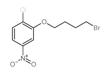 2-(4-溴丁氧基)-1-氯-4-硝基苯 结构式