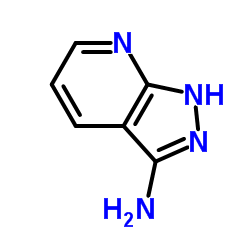 3-氨基-1H-吡唑并[3,4-b]吡啶 结构式