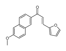 3-(2-呋喃基)-1-(6-甲氧基-2-萘基)-2-丙烯-1-酮 结构式