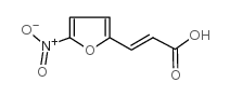 5-硝基呋喃-2-丙烯酸 结构式