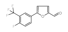 5-[4-氟-3-(三氟甲基)苯基]-2-糠醛 结构式