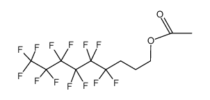 4,4,5,5,6,6,7,7,8,8,9,9,9-十三氟壬基乙酸酯 结构式