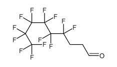4,4,5,5,6,6,7,7,8,8,9,9,9-十三氟壬醛 结构式