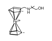 Ferrocene, [[(2-hydroxy-1,1-dimethylethyl)amino]methyl]- (9CI) 结构式
