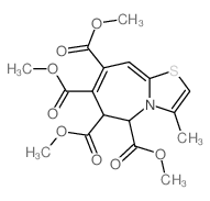3-甲基-5,6-二氢-[1,3]噻唑并[3,2-a]氮杂卓-5,6,7,8-四羧酸四甲酯 结构式