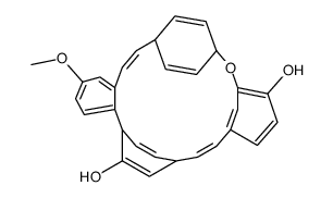 片叶苔素 A 结构式
