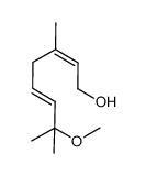 (2Z,5E)-3,7-dimethyl-7-methoxyocta-2,5-dien-1-ol 结构式