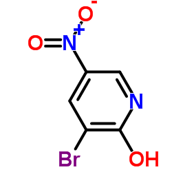 3-溴-5-硝基-2-羟基吡啶 结构式