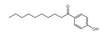 4-羟基苯癸酮 结构式